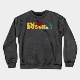 #18 Busch Sign. Car Crewneck Sweatshirt